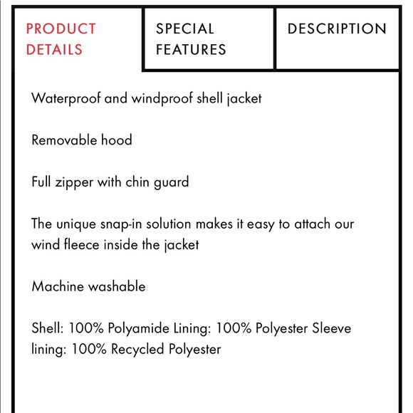 Kids Shell Jacket - Picture 5 of 5